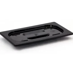 Skålelåg>Sort polycarbonat GN låg GN 1/4 - Hendi 862940