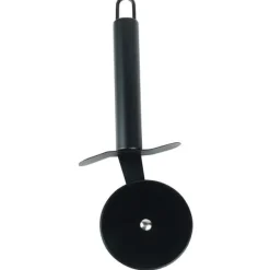 Sort stål pizzaskærer 20 cm New