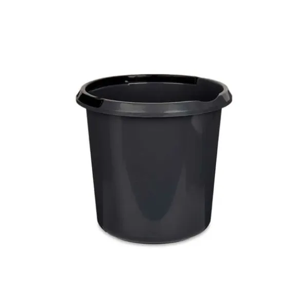 Spand med hanke Grå Antracit 10 L 30 x 28,5 x 30 cm (18 enheder) Best