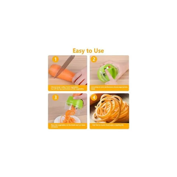 Mixere & Blendere>Spiralizer Veggie Grøntsagsskærer / Grøntsagshakker