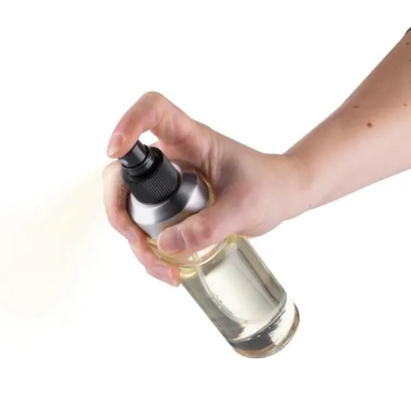 Sprayflaske til madolie i glas og rustfrit stål - 150 ml Hot