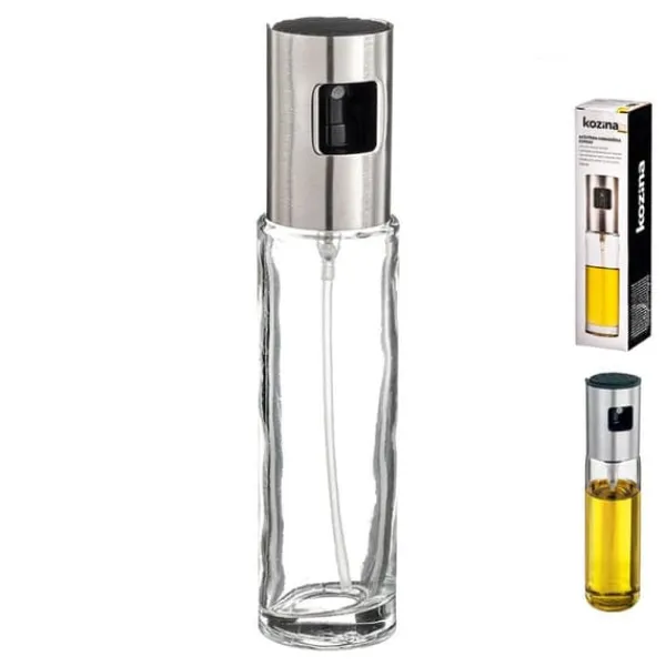Olie- & Eddikebeholdere>Sprayflaske til olie eller eddike Kozina Metal Krystal 150 ml Ø 4,5 x 21 cm
