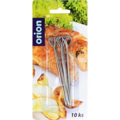 Spyd til rulade, kød, stål, 10 cm, 10 stk. Clearance