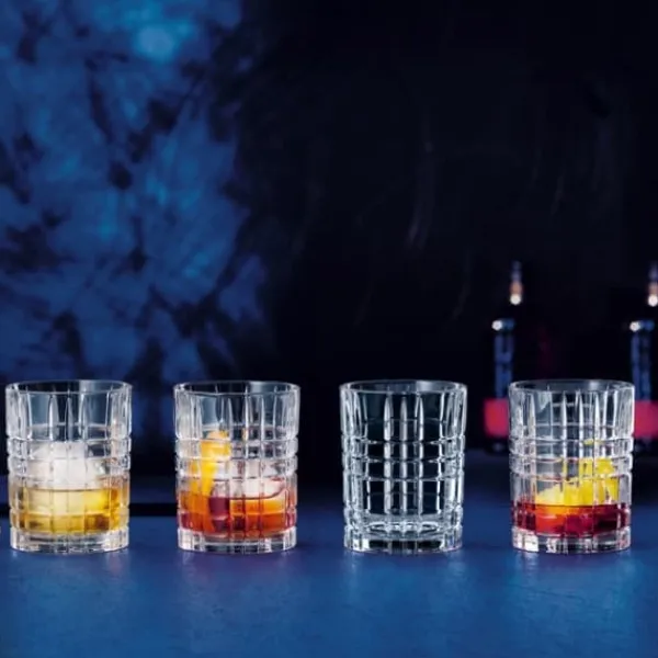 Square Whiskey Glass 35cl, 4-Pack - Nachtmann Online