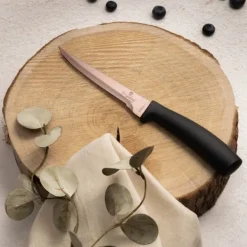 SÆT BØFKNIVE 6 STK BERLINGER HAUS BH-2613 SORT ROSE New