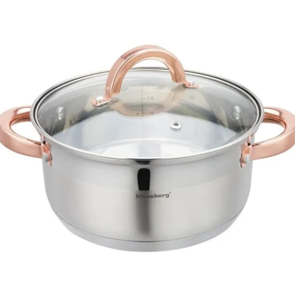 Madlavningsmaskiner>Sæt dampgryder 20 cm 5 stk KLAUSBERG KB-7730 damper