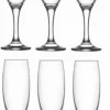 Glas>Sæt med 6 Empire LAV 220 ml champagneglas