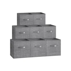 Sæt med 8 non-woven opbevaringskasser, 30 x 30 x 30 cm Outlet