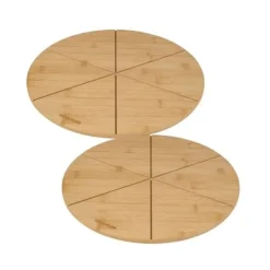 Sæt med 2 pizzabrætter med skærehuller - FACKELMANN - Ø 32 cm Clearance