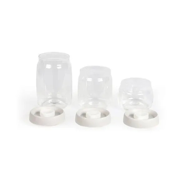 Opbevaringsdåser>Sæt med 3 termokande - LIVOO - MEN401 - 400 ml, 800 ml og 1,2 L - Borosciliatglas - Tåler fryser