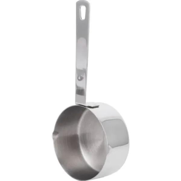 Sæt med måleskeer i rustfrit stål til bagning - 1/4 kop (60 ml) med skala - Køkkenudstyr Hot