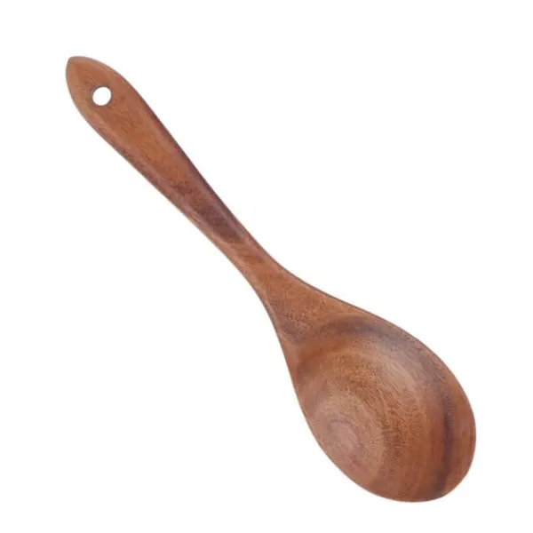 Grydeskeer>Sæt med salatskeer i træ - Teak, fødevaregodkendt, perfekt til køkken og spisestue