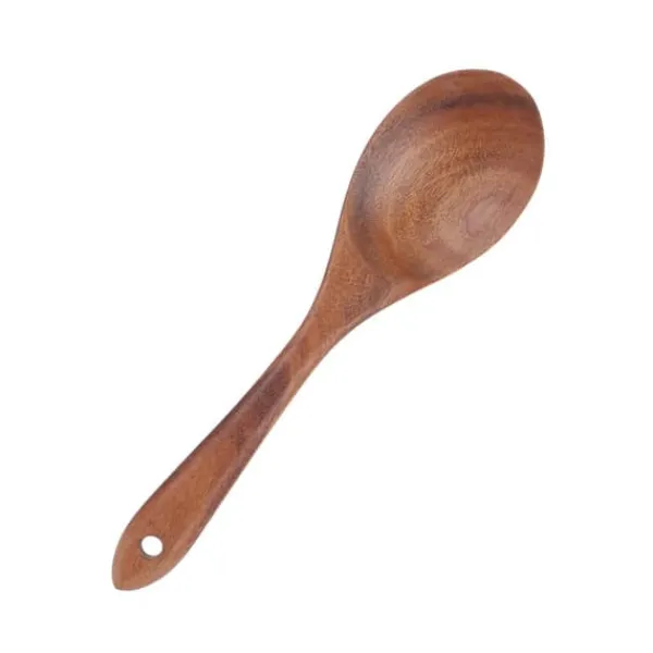 Grydeskeer>Sæt med salatskeer i træ - Teak, fødevaregodkendt, perfekt til køkken og spisestue