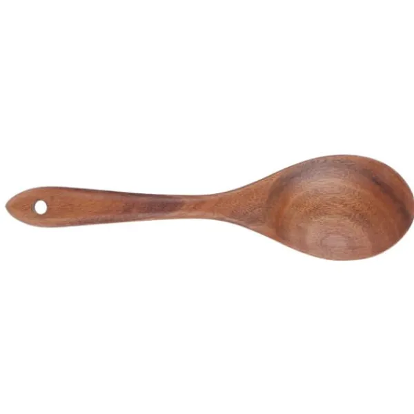 Grydeskeer>Sæt med salatskeer i træ - Teak, fødevaregodkendt, perfekt til køkken og spisestue