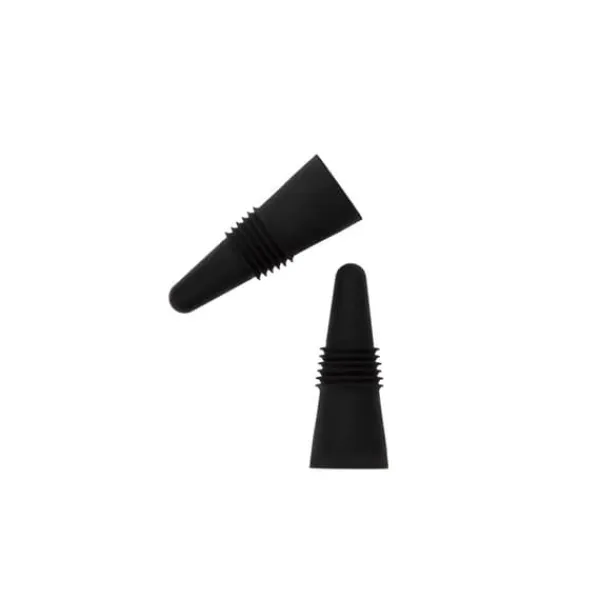 Flaskepropper>Sæt med sorte vinpropper | ALCOLE | 2 stk. | 6 cm | 862286