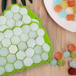 Stabelbar isform med låg - isterning form Hexagon Baking form Online