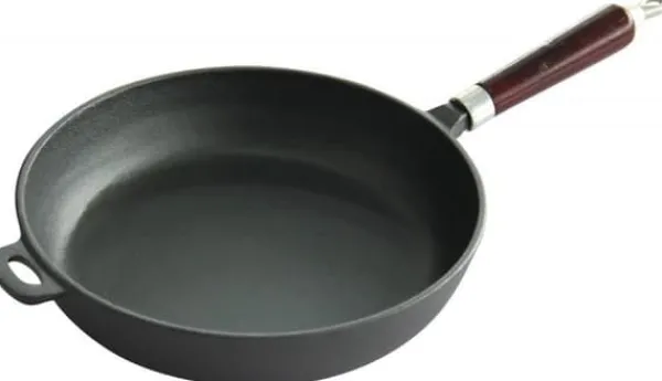 Gryder, Stegepander Og Kasseroller>STØBEJERN STEGE PANDE 30cm KINGHOFF KH-1009 INDUKTION