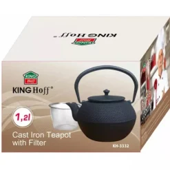 STØBEJERNSBRYGER 1,2L MED FILTER KINGHOFF KH-3332 Sale