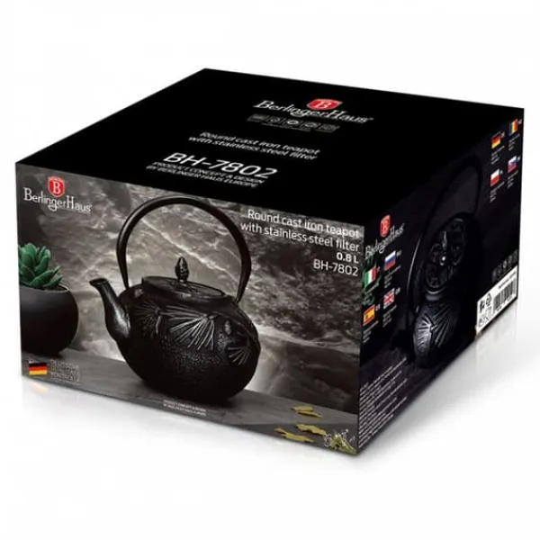 Kaffe- & Tekander>STØBEJERNSBRYGER 800ml BERLINGER HAUS BH-7802
