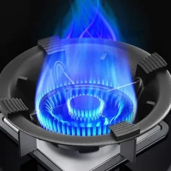 Støbejernsgaskomfur Energibesparende dæksel - Forrude med fire kløer (forstærket) New