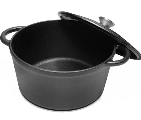 Gryder, Stegepander Og Kasseroller>Støbejernsgryde 6,5L 28cm KRISBERG KS-2574