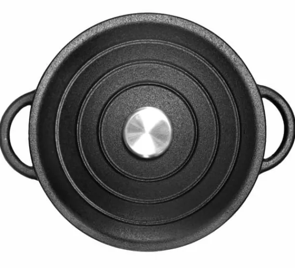 Gryder, Stegepander Og Kasseroller>Støbejernsgryde 6,5L 28cm KRISBERG KS-2574