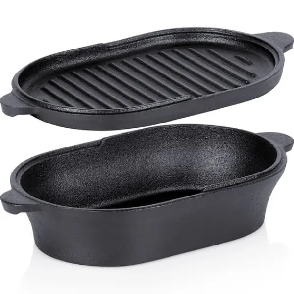 Støbejernsristegryde med låg 2in1 CAST LINE 28x16 cm, 1,2 l Sale