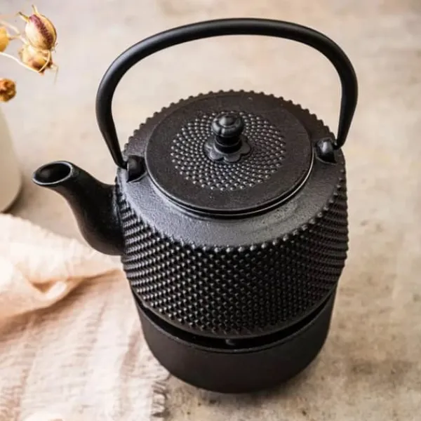 STØBEJRNSKANDE 0,8L MED FILTER OG VARMERE KINGHOFF KH-1847 Best
