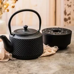 STØBEJRNSKANDE 0,8L MED FILTER OG VARMERE KINGHOFF KH-1847 Best