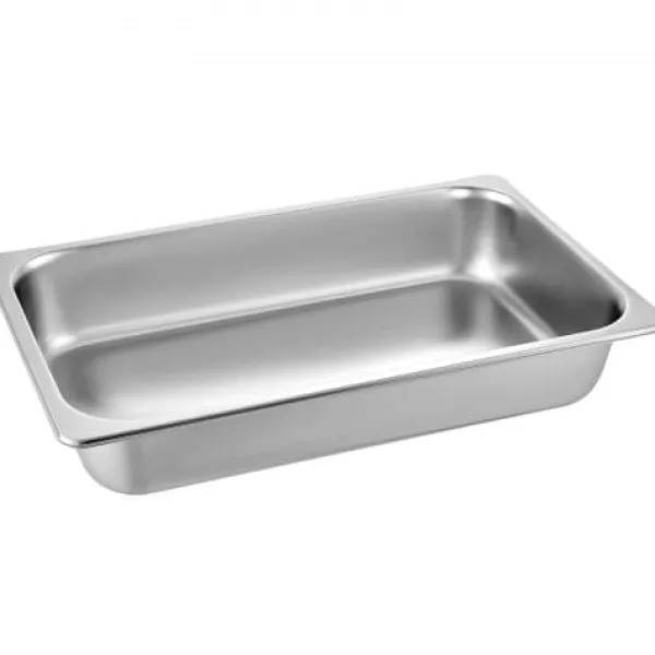 Serveringsfad & Skåle>Steam Table Pan, 4 stk., 53,7x33x9,5 cm, rustfrit stål