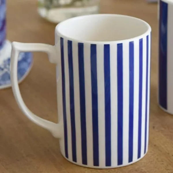Kaffe- & Teservicer>Steccato Mug Narrow Stripe, 35cl - Spode