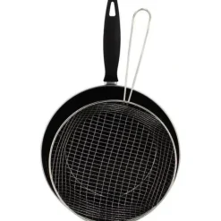 Gryder, Stegepander Og Kasseroller>Stegepande - MENASTYL - 3645749 - Emaljeret stål - Sort - 26 cm - Velegnet til alle kogeplader inklusive induktion