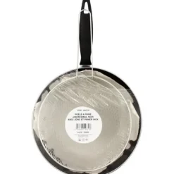 Gryder, Stegepander Og Kasseroller>Stegepande - MENASTYL - 3645749 - Emaljeret stål - Sort - 26 cm - Velegnet til alle kogeplader inklusive induktion