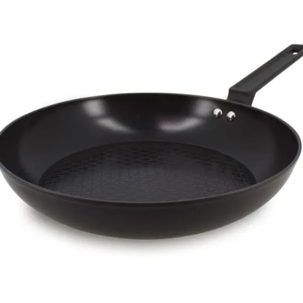 Gryder, Stegepander Og Kasseroller>Stegepande - MENASTYL - 6020638 - Smedet aluminium - 28 cm - Sort - Velegnet til alle kogeplader inklusive induktion