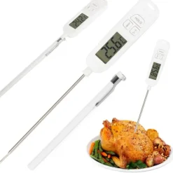 Stegetermometer | Madlavningstermometer med LCD-display Sale