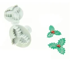 Udstikkere>Stempelskærer - HOLLY LEAF, HOLLY