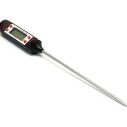 Stilfuldt stegetermometer med LCD Display Sort Outlet