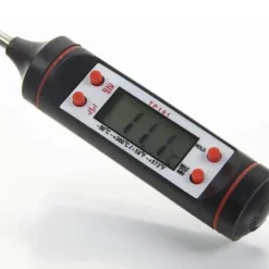 Stilfuldt stegetermometer med LCD Display Sort Outlet