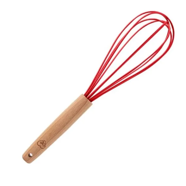 Køkkenudstyrssæt>stk. non-stick silikonebestiksæt og holder Vintage Cuisine rød