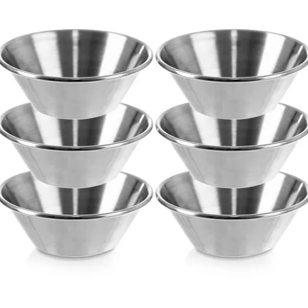 Stål dipsauceskål 6,5 cm, 40 ml 6 stk. Online