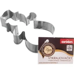 Stål snemand kageudstikker 7,5 cm Discount