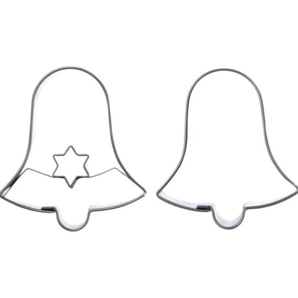 Stålklokkeform til kageudstikkere 4,6 cm 2 stk. New