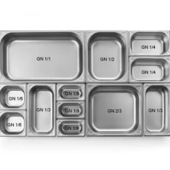 Stållåg til GN Kitchen Line med udskæring til GN 2/3 øse - Hendi 806920 Clearance