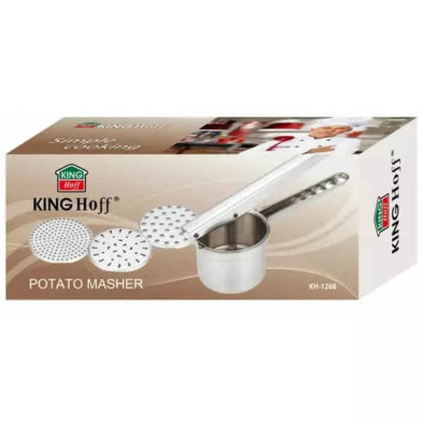 Kartoffelpressere>STÅLPRESS TIL KARTOFLER KINGHOFF KH-1268