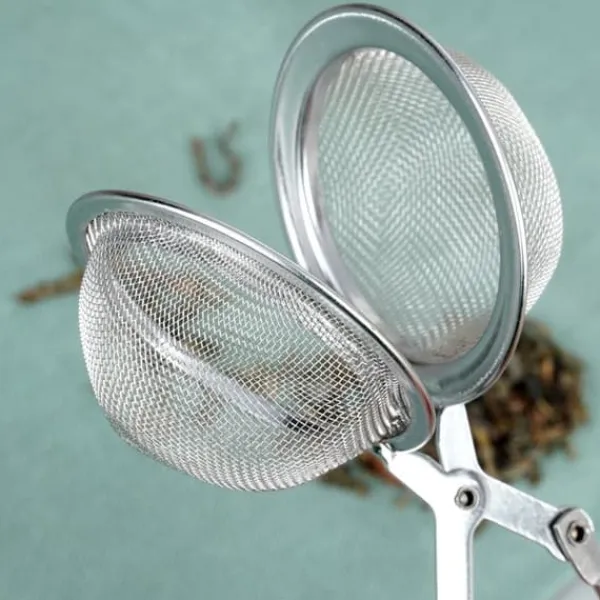 Tefiltre>Stålsi til brygning af te eller urter til en kop eller et glas 5x16 cm VILDE 259721
