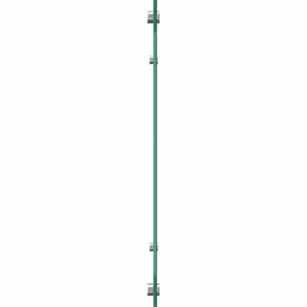 Stænkplader 2 stk. - Hærdet glas til køkken | Størrelse: 80x60 cm | Farve: Hvid Sale