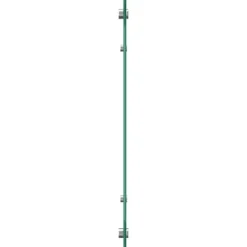 Stænkplader i 2 stk. hærdet glas 70x50 cm | Farve: Hvid Discount