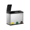 Stor affaldsseparator 45 liter (3 x 15 L) - 60 x 48 x 33 cm Discount