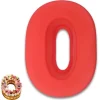 Stor bageform silikone kage form ciffer nummer 0 Outlet