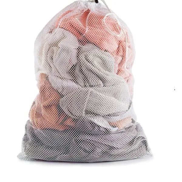 Vasketøjsudstyr>Stor vaskepose 60x90 cm Hvid 1-pack